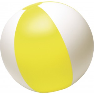 PVC beach ball Lola, yellow (Beach equipment)