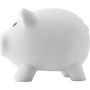 PVC piggy bank Roger, white