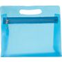 PVC toilet bag Clyde, light blue