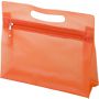 PVC toilet bag Clyde, orange