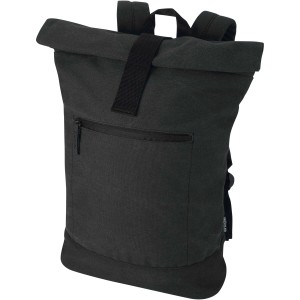 Recanvas 14? GRS recycled rolltop backpack 16L, Black