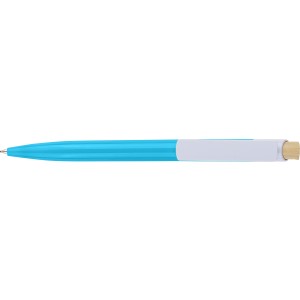 Recycled ABS ballpen Zian, light blue