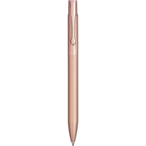 Recycled aluminium ballpen Gladys, rose gold (Metallic pen)