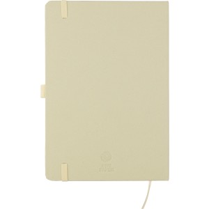 Recycled biowaste and carton notebook A5 Gertrud, light gree (Notebooks)