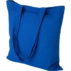 Recycled cotton shopping bag (120 gsm) Elara, Blue (Shopping bags)