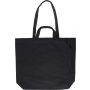 Recycled cotton shopping bag Bennett, black