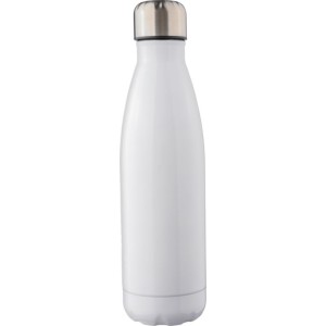 Recycled stainless steel double-walled flask 500 ml Clifford (Mugs)