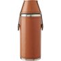 Recycled stainless steel flask Brock, brown