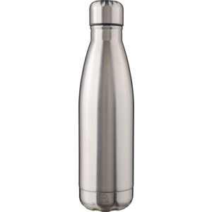 Recycled stainless steel single-walled flask 650 ml Cliff, s (Water bottles)