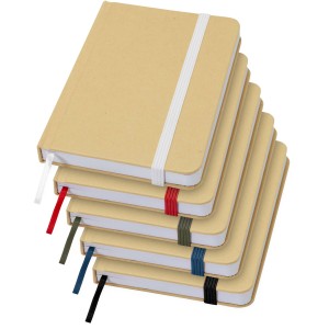 Reed A6 recycled hard cover notebook with plain pages, Solid (Notebooks)