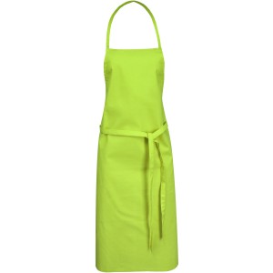 Reeva 100% cotton apron with tie-back closure, Lime (Apron)