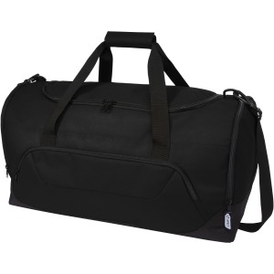 Retrend RPET duffel bag, Solid black (Travel bags)