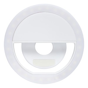 Ring selfie light, White (Photo accessories)