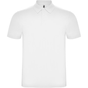 Austral short sleeve unisex polo, White