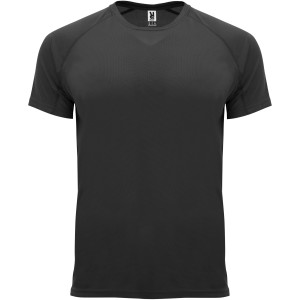 Bahrain short sleeve men's sports t-shirt, Solid black