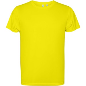 Estoril short sleeve kids t-shirt, Fluor Yellow