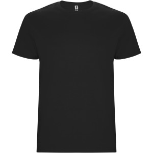 Stafford short sleeve men's t-shirt, Solid black
