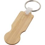 Ronan bamboo trolley keychain, Natural (10459306)