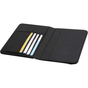 Ross GRS RPET RFID passport holder, Heather Charcoal (Travel items)