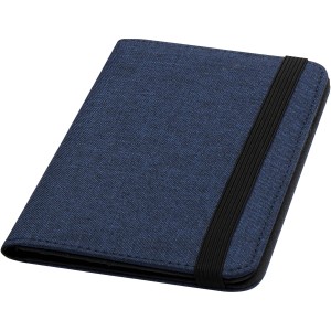 Ross GRS RPET RFID passport holder, Heather navy (Travel items)