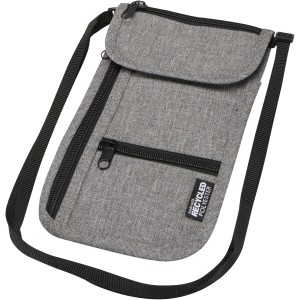 Ross GRS recycled smart travel pouch, Heather grey