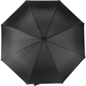 rPET 190T umbrella Curtis, black (Foldable umbrellas)