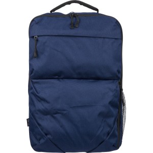 rPET (300D) polyester Ocean Bound backpack Tova, blue