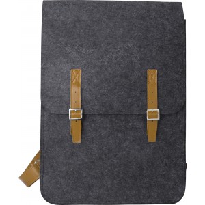 RPET felt backpack Avery, grey (Backpacks)