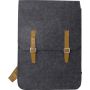 RPET felt backpack Avery, grey