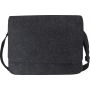 RPET felt laptop bag Layla, dark grey