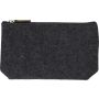 RPET felt toiletry bag Lucy, grey