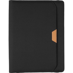 rPET portfolio A4 Jasmin, black (Folders)