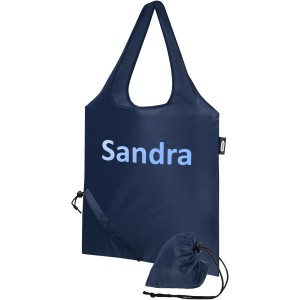 Sabia RPET foldable tote bag, Navy (Shopping bags)