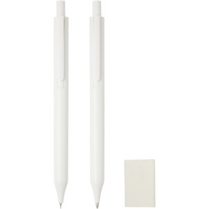 Salus anti-bacterial pen set, White (Plastic pen)