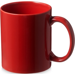 Santos 330 ml ceramic mug, Red (Mugs)