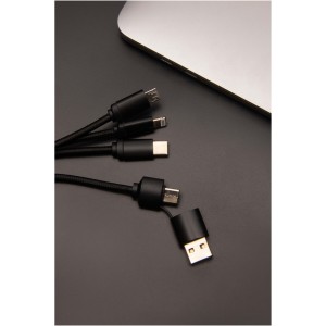 SCX.design C14 15W 5-in-1 charging cable, Solid black (Eletronics cables, adapters)