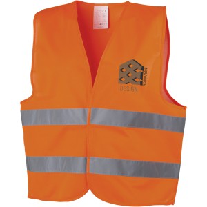 See-me safety vest for professional use, Orange (Car accesories)