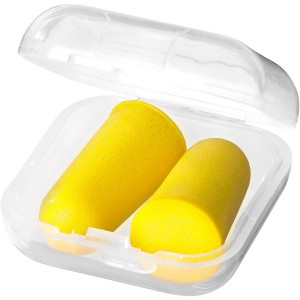 Serenity earplugs with travel case, Yellow (Travel items)