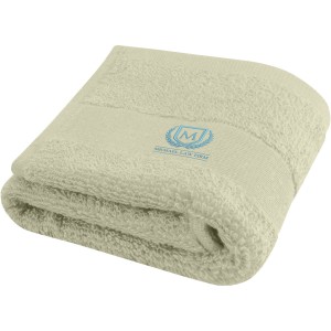 Sophia 450 g/m2 cotton bath towel 30x50 cm, Light grey (Towels)