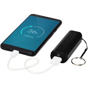 Span 1200 mAh power bank, solid black (Powerbanks)