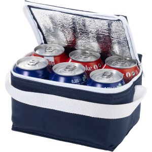 Spectrum 6-can non-woven cooler bag, Navy (Cooler bags)