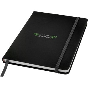 Spectrum A5 notebook with blank pages, solid black (Notebooks)