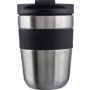 Stainless steel double-walled drinking mug 300 ml Keith, bla