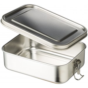 Stainless steel lunch box Kasen, silver (Metal kitchen equipments)