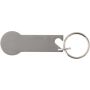 Stainless steel multifunctional key chain Gavin, silver