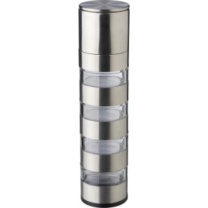 Stainless steel spice grinder Rylan, silver (Metal kitchen equipments)