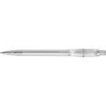 Stilolinea Oslo frosty plastic ballpen, white (2242-02)