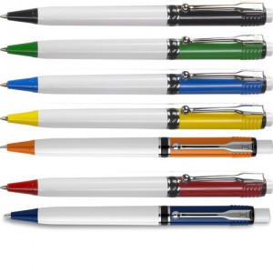 Stilolinea Raja plastic ballpen Norina, yellow (Plastic pen)