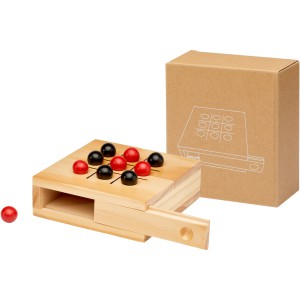 Strobus wooden tic-tac-toe game, Natural (Games)