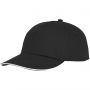 Styx 5 panel sandwich cap, black